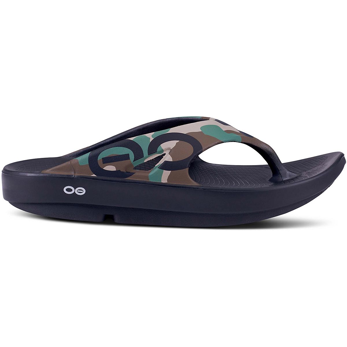 OOFOS Adults OOriginal Camo Sport Recovery Sandals Academy