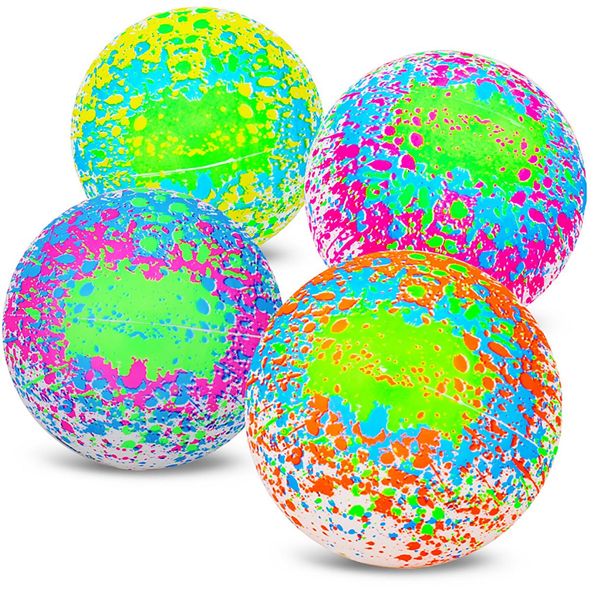 Ball Bounce and Sport Rainbow Splatter 10 Ball Academy