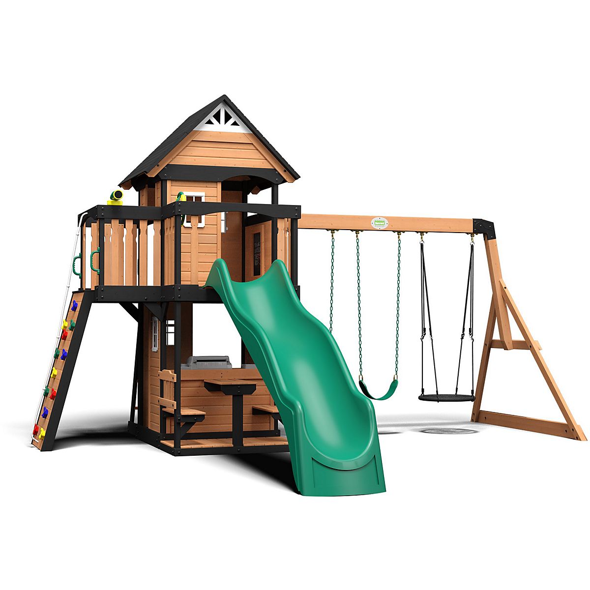 Backyard Discovery Canyon Creek Wooden Playset Academy