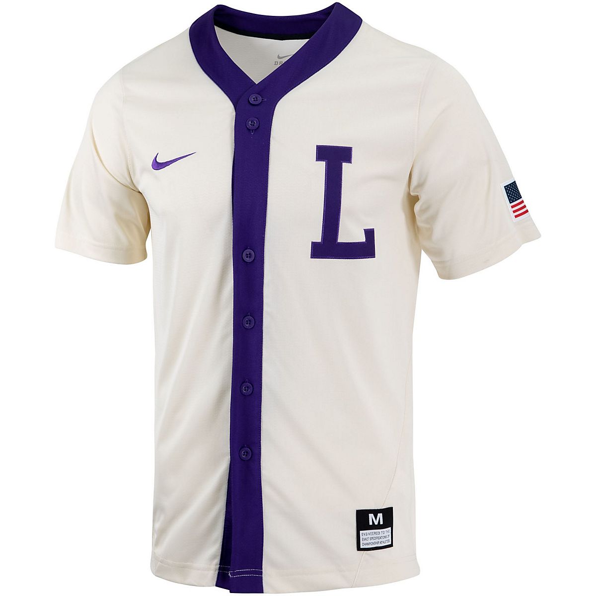 Nike Men's Louisiana State University Baseball Replica Alt Jersey Academy