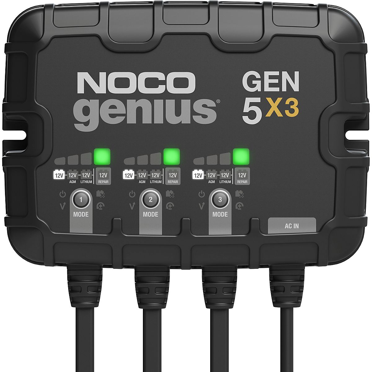 NOCO 3Bank 15Amp OnBoard Battery Charger Academy