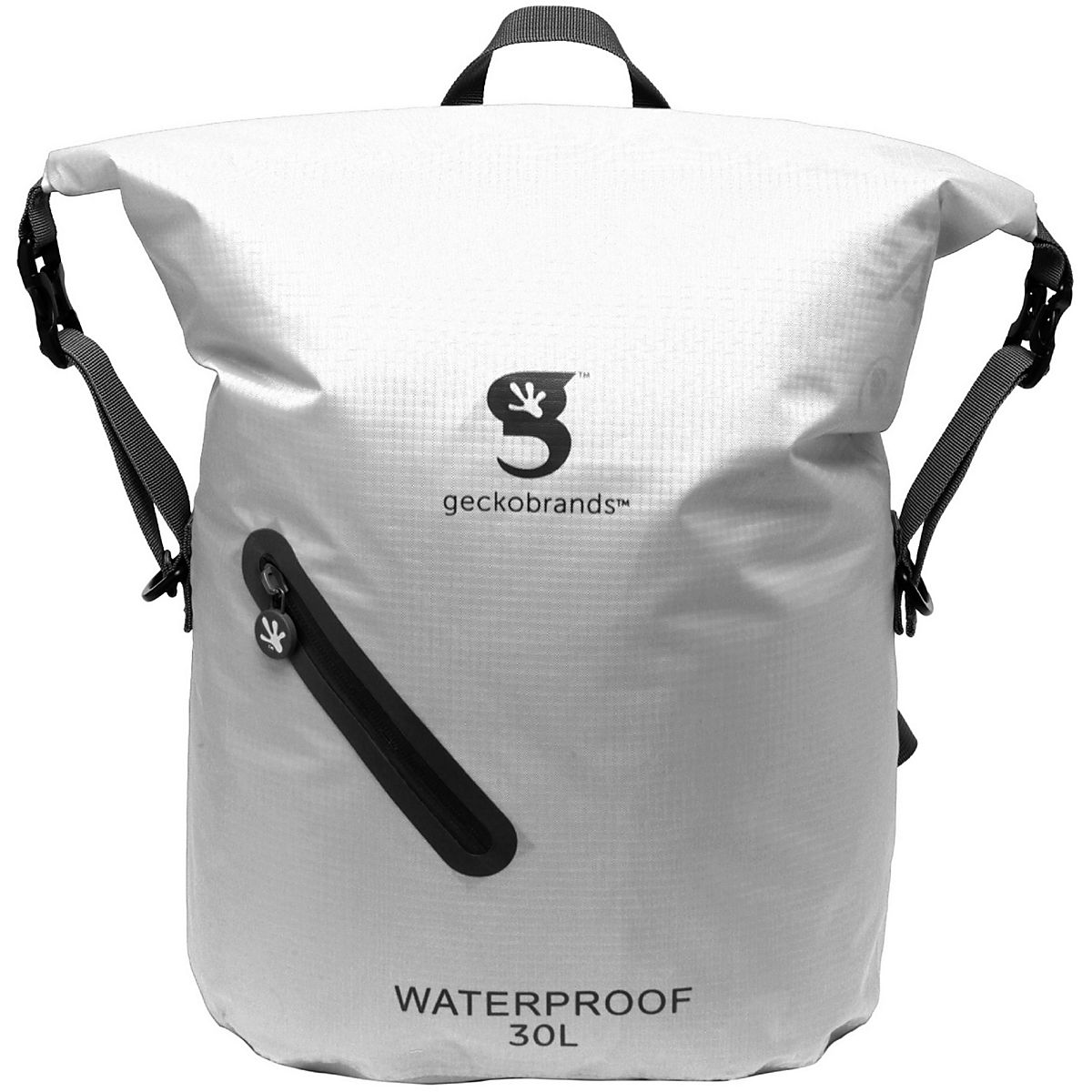 Geckobrands Waterproof Drawstring 2.0 Backpack, White