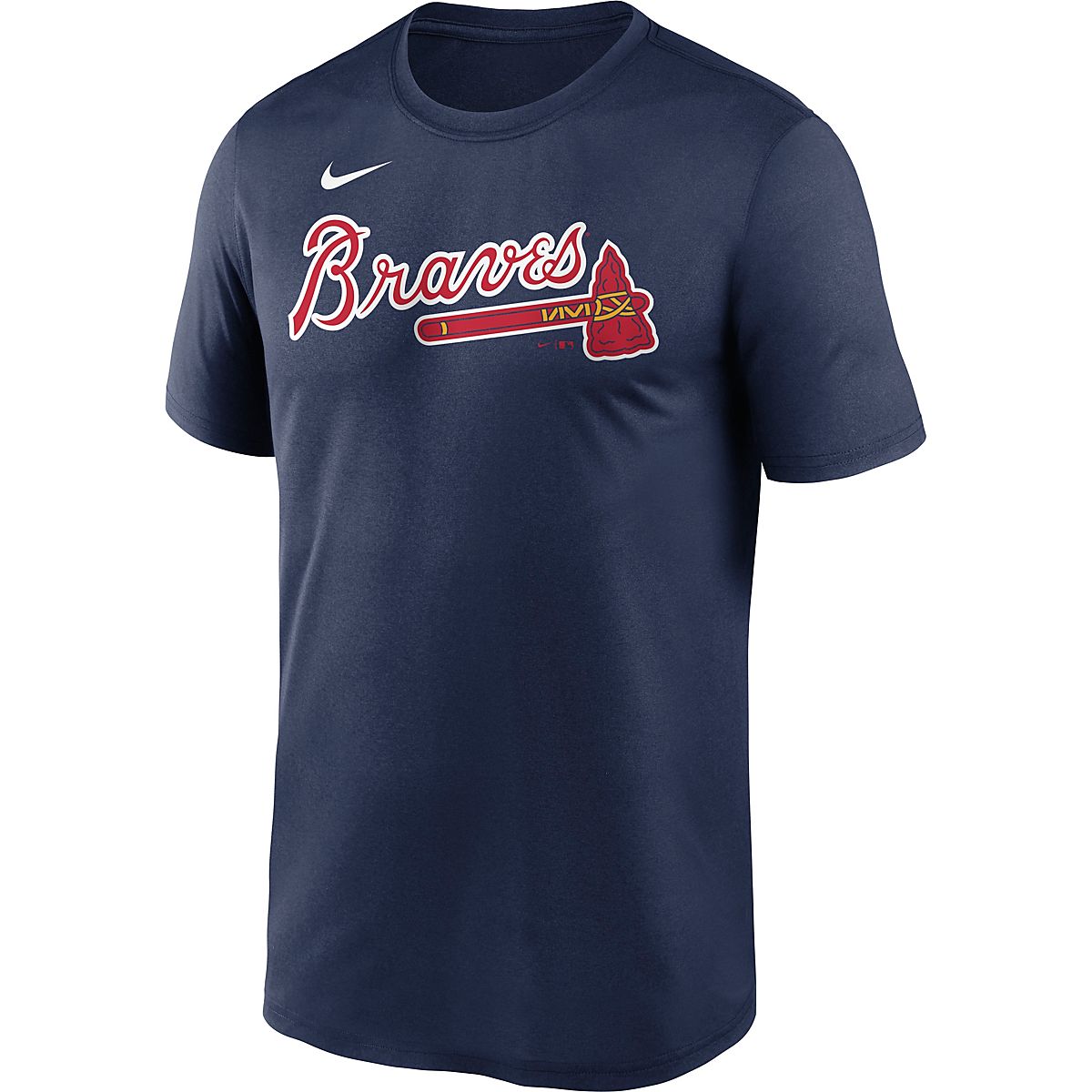 Nike Men's Atlanta Braves Wordmark Legend Graphic Short Sleeve T-shirt ...