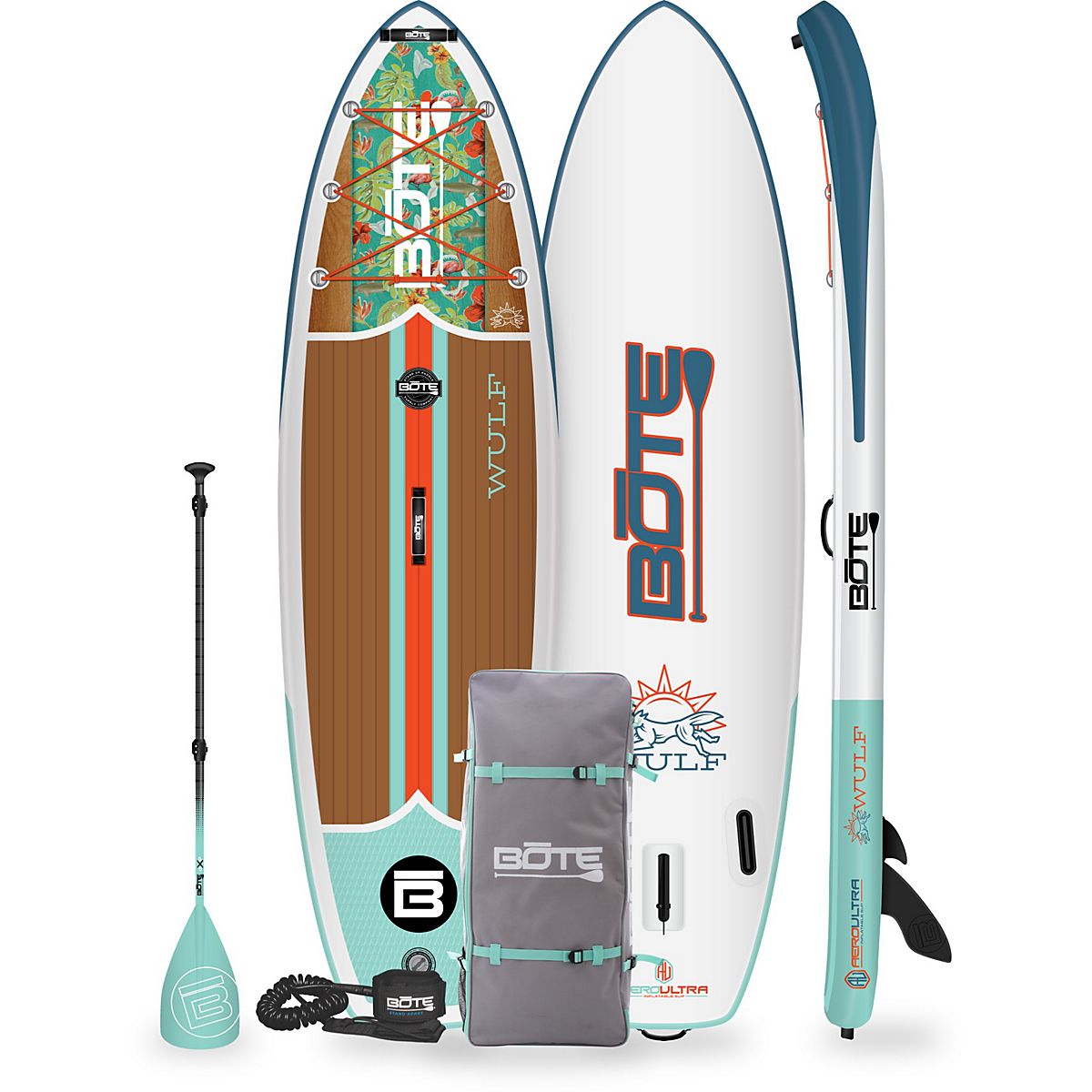 BOTE Board WULF Aero Native Floral Inflatable SUP Paddleboard Academy