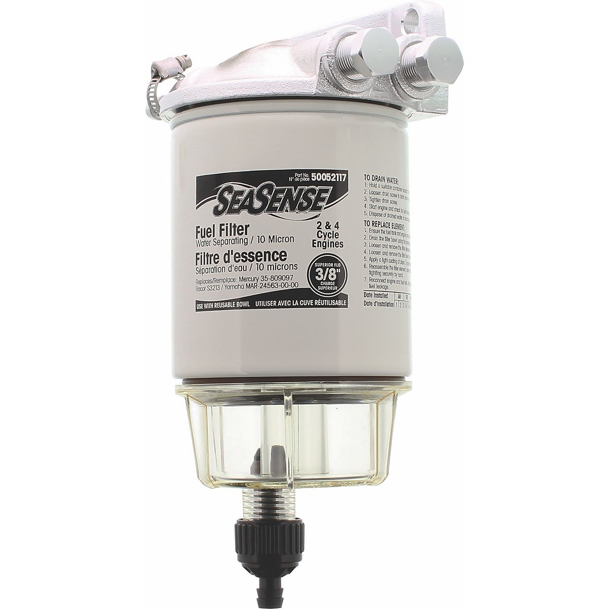 SeaSense Universal Fuel Filter Kit Academy