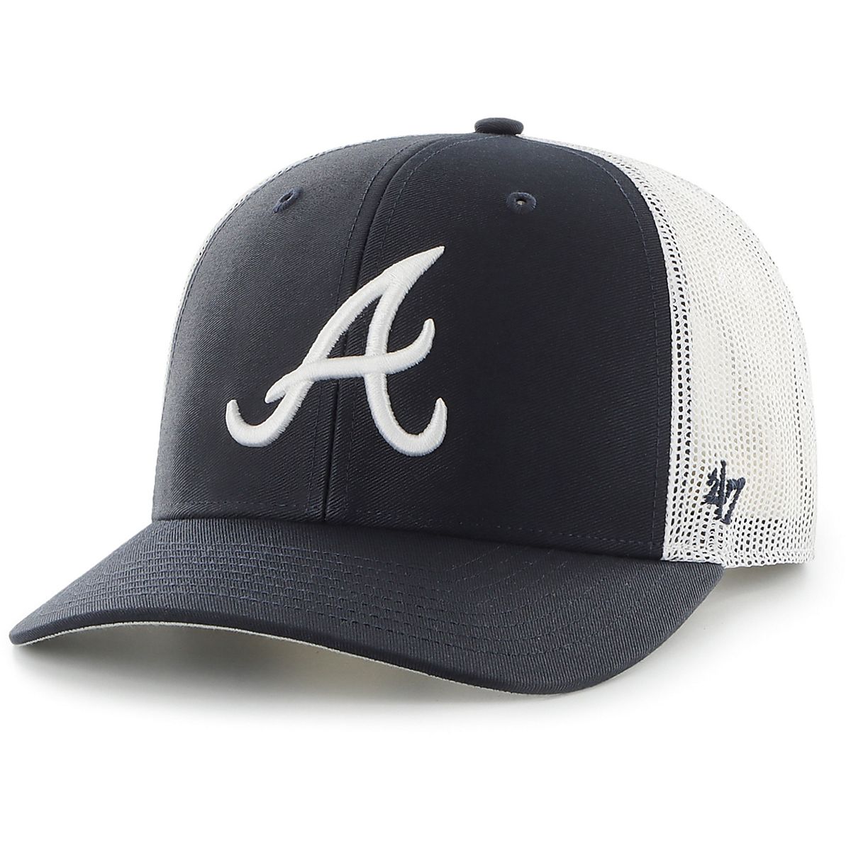 '47 Adults' Atlanta Braves Trucker Cap Free Shipping at Academy