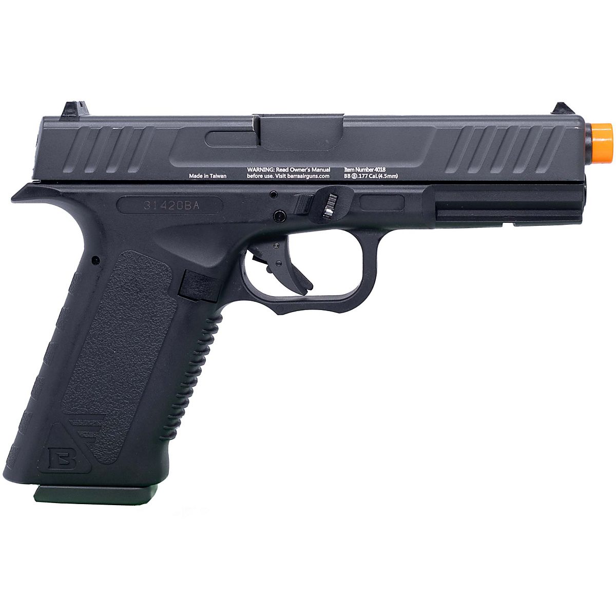 Barra Airguns 009 Full Auto 4 in Airsoft BB Pistol Academy