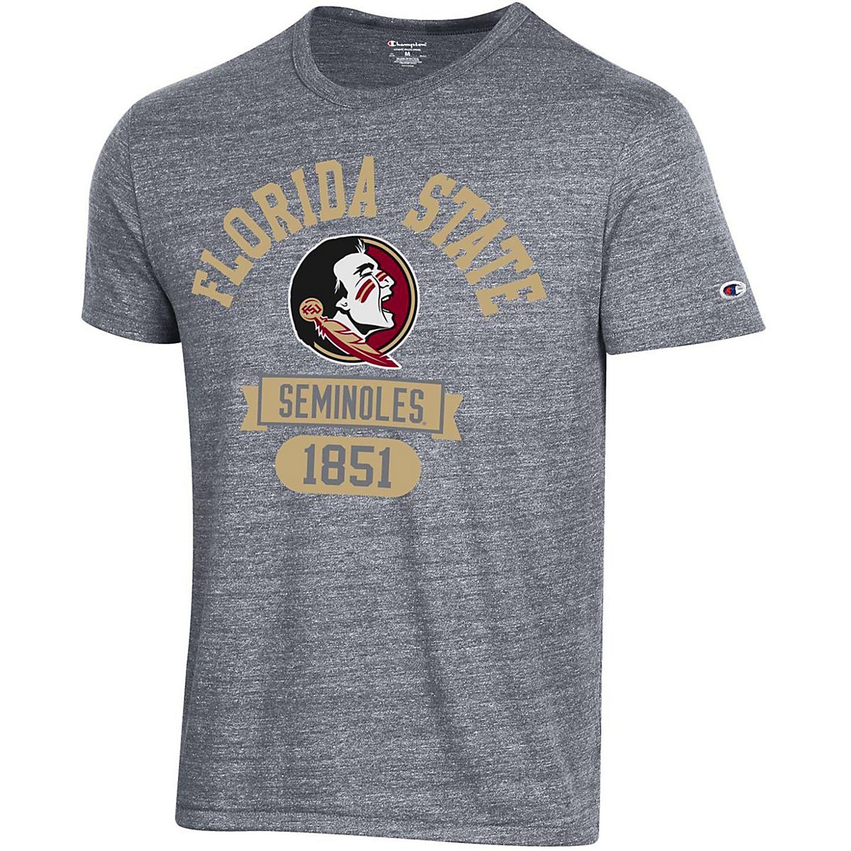 Champion Men's Florida State University Football TriBlend Short Sleeve