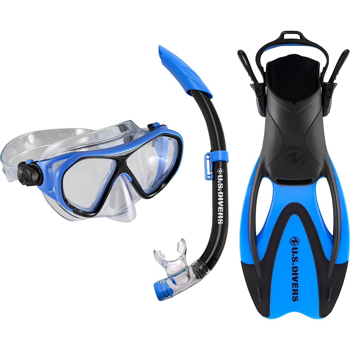 U.S. Divers Kids' Dorado Jr. II Fin, Snorkel and Mask Combo | Academy