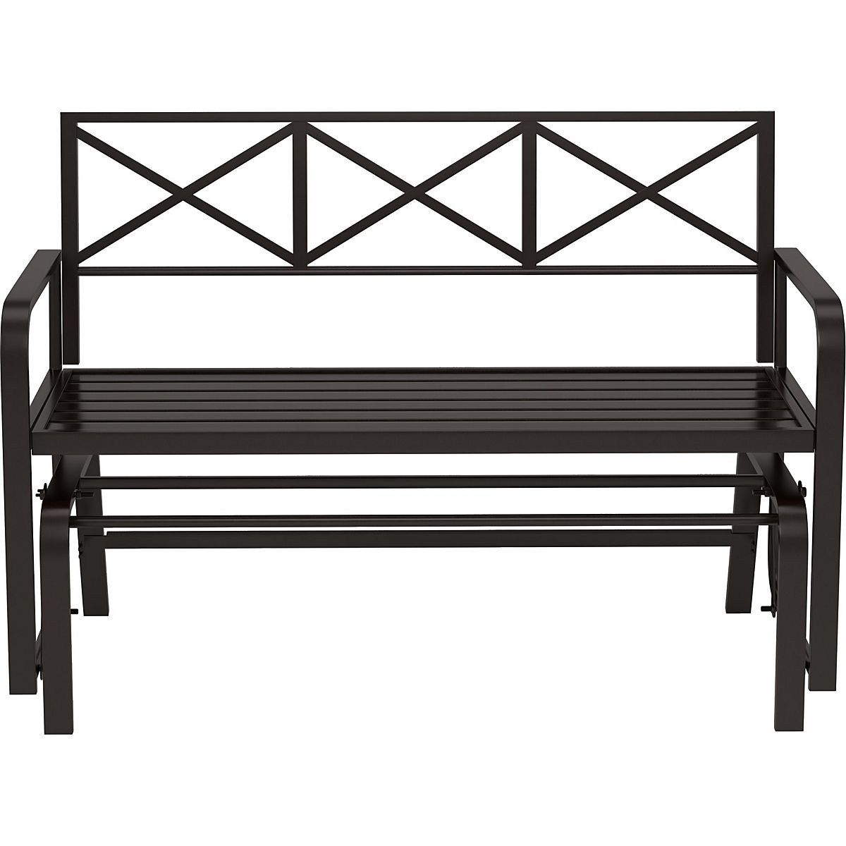 Mosaic Mary Metal Bench Glider | Academy