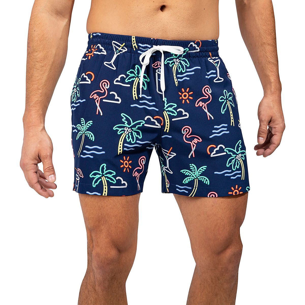 Chubbies Men's Neon Lights Stretch Swim Trunks 5.5 in | Academy