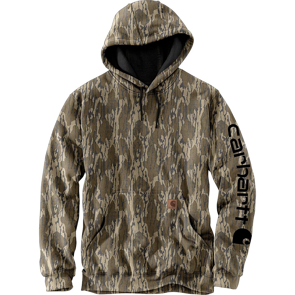 Astro-logo camouflage-print hoodie