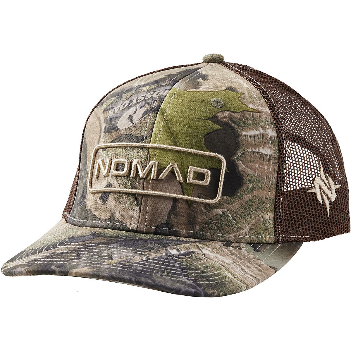 Nomad Men's Mossy Oak Droptine Camouflage Hunter Trucker Hat Academy