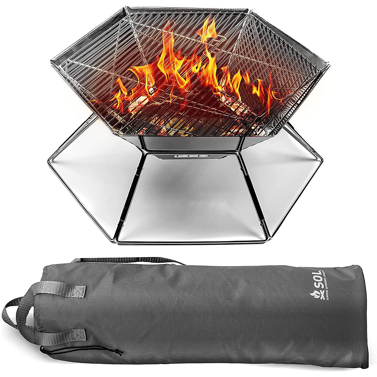 SOL Flat Pack Fire Pit Academy