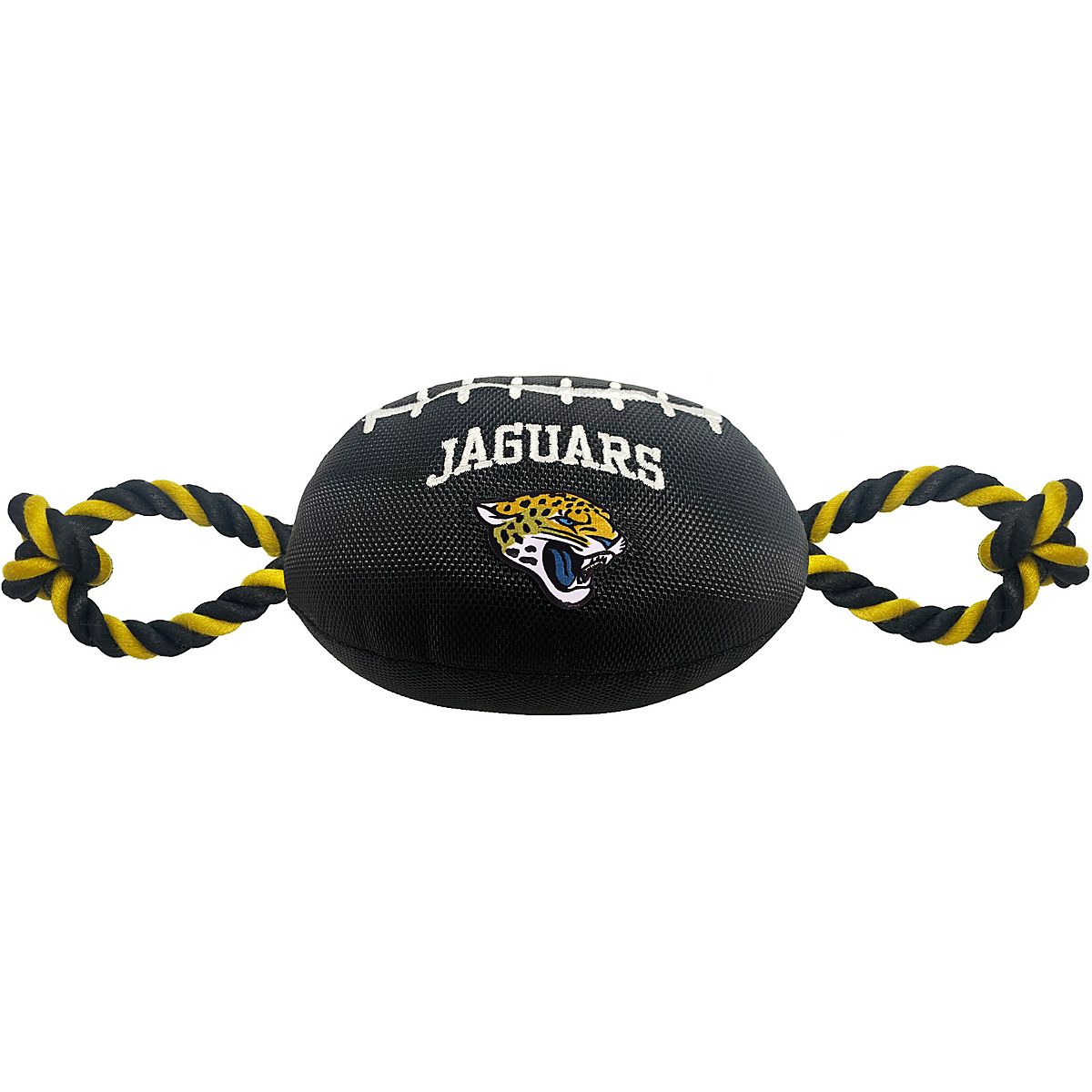 Pets First Jacksonville Jaguars Nylon Football Rope Dog Toy Academy