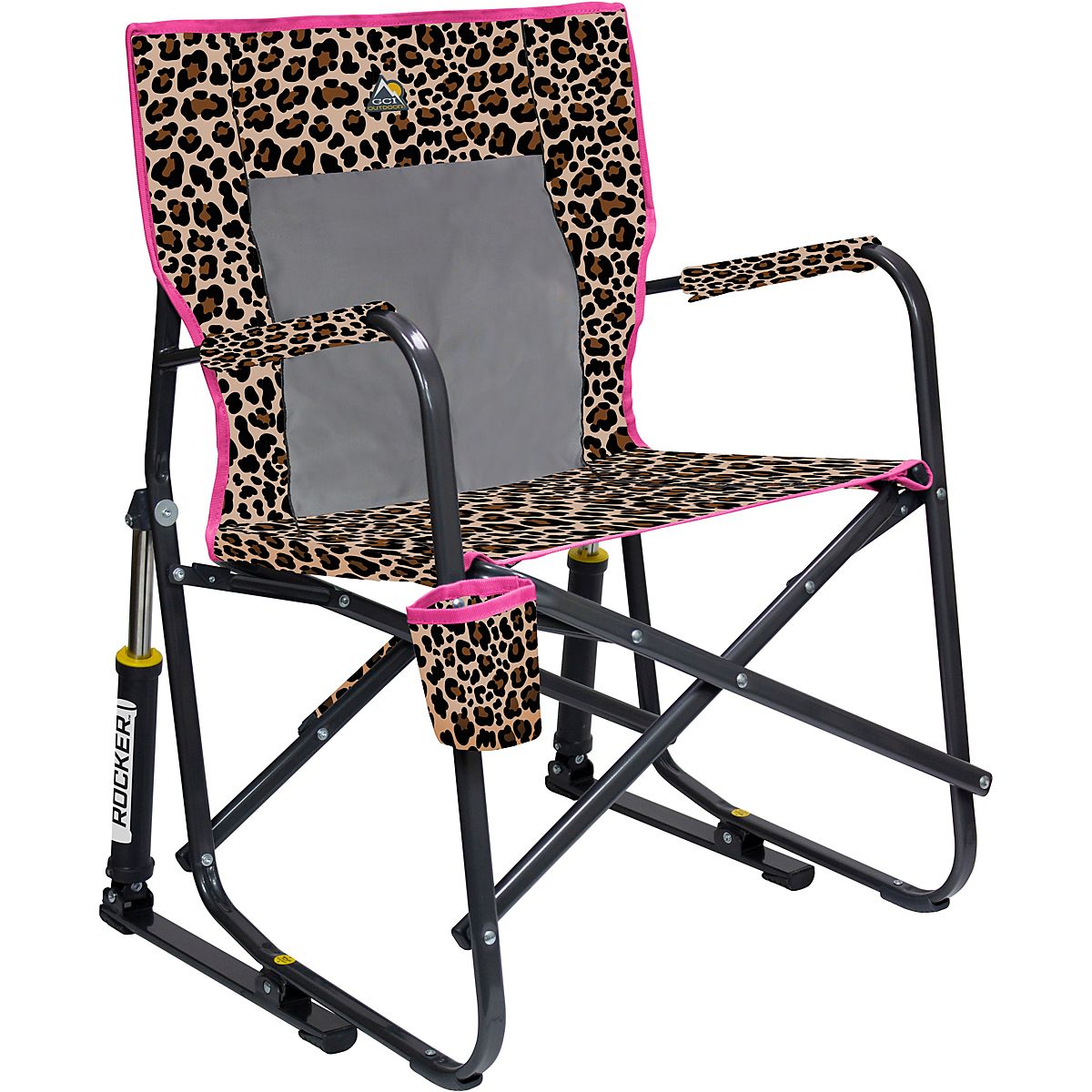 Leopard print camping chair