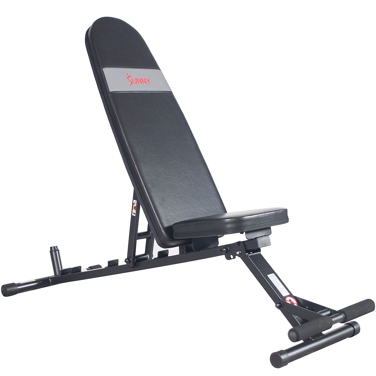Sunny Health & Fitness Adjustable Utility Weight Bench Academy