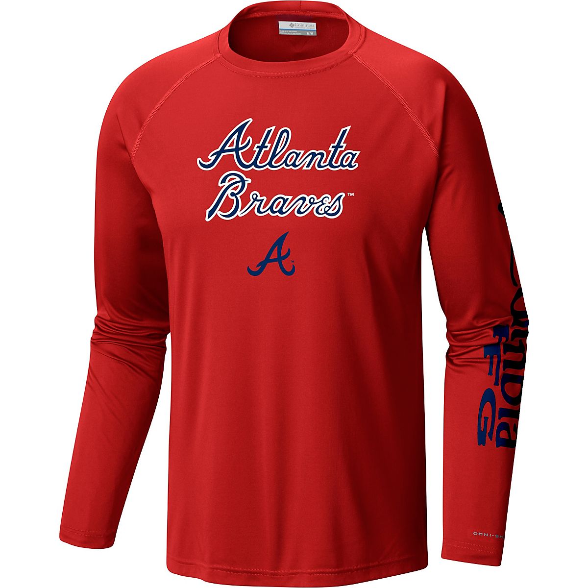 Atlanta Braves Columbia Sportswear, Braves Columbia PFG Shirts, Polos