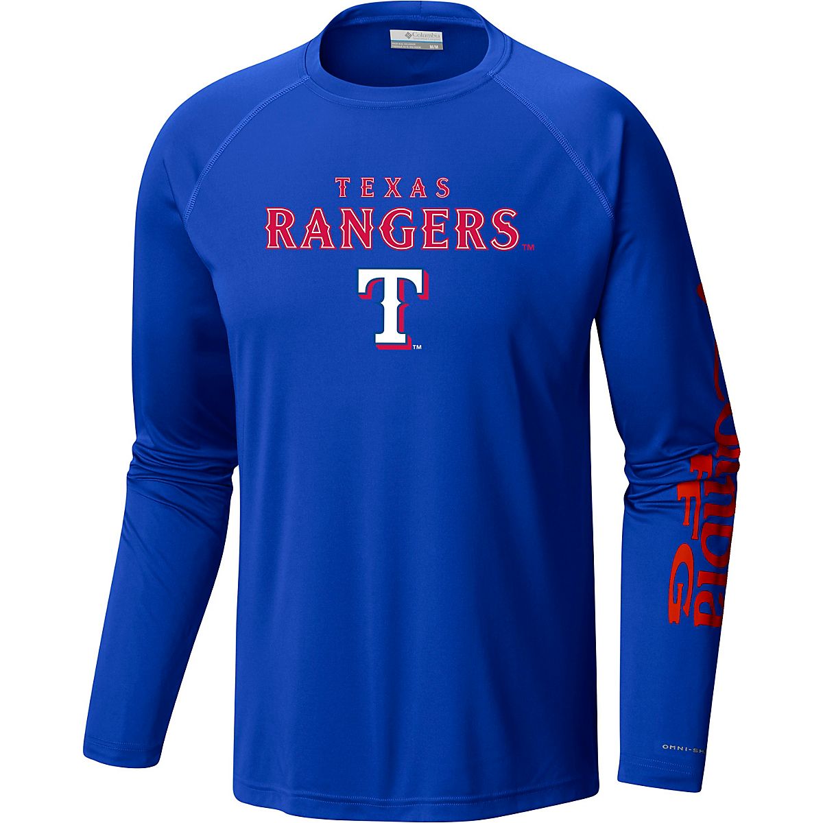 Texas rangers shop columbia fishing shirt