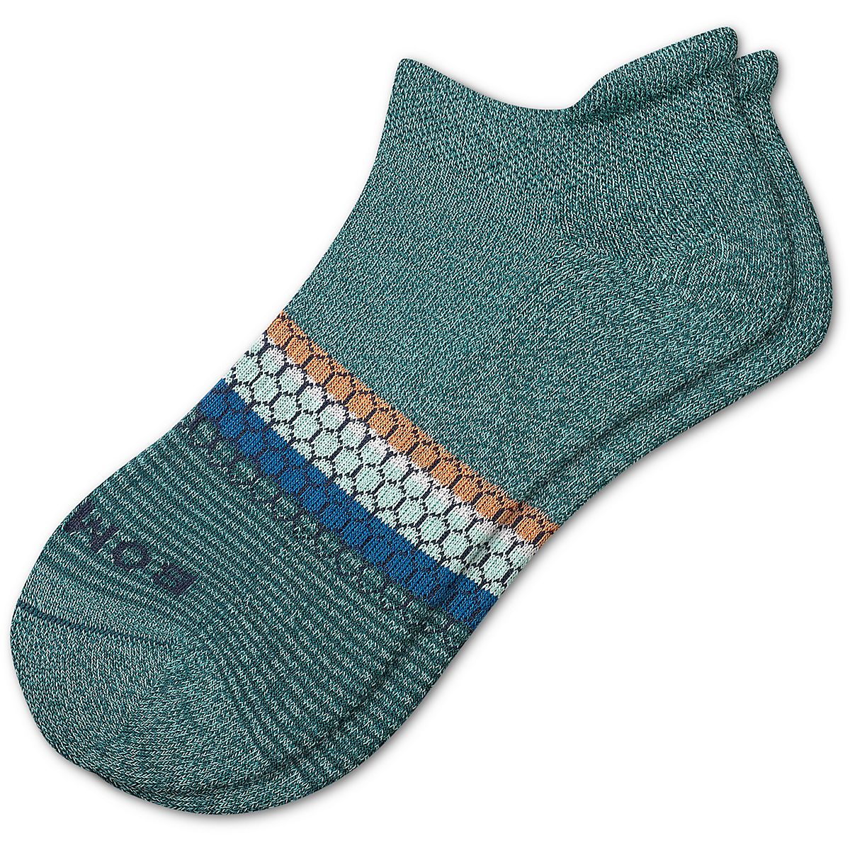 Bombas Stripe Block Ankle Socks Academy