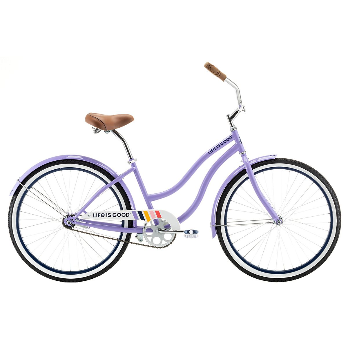 orange women's cruiser bike