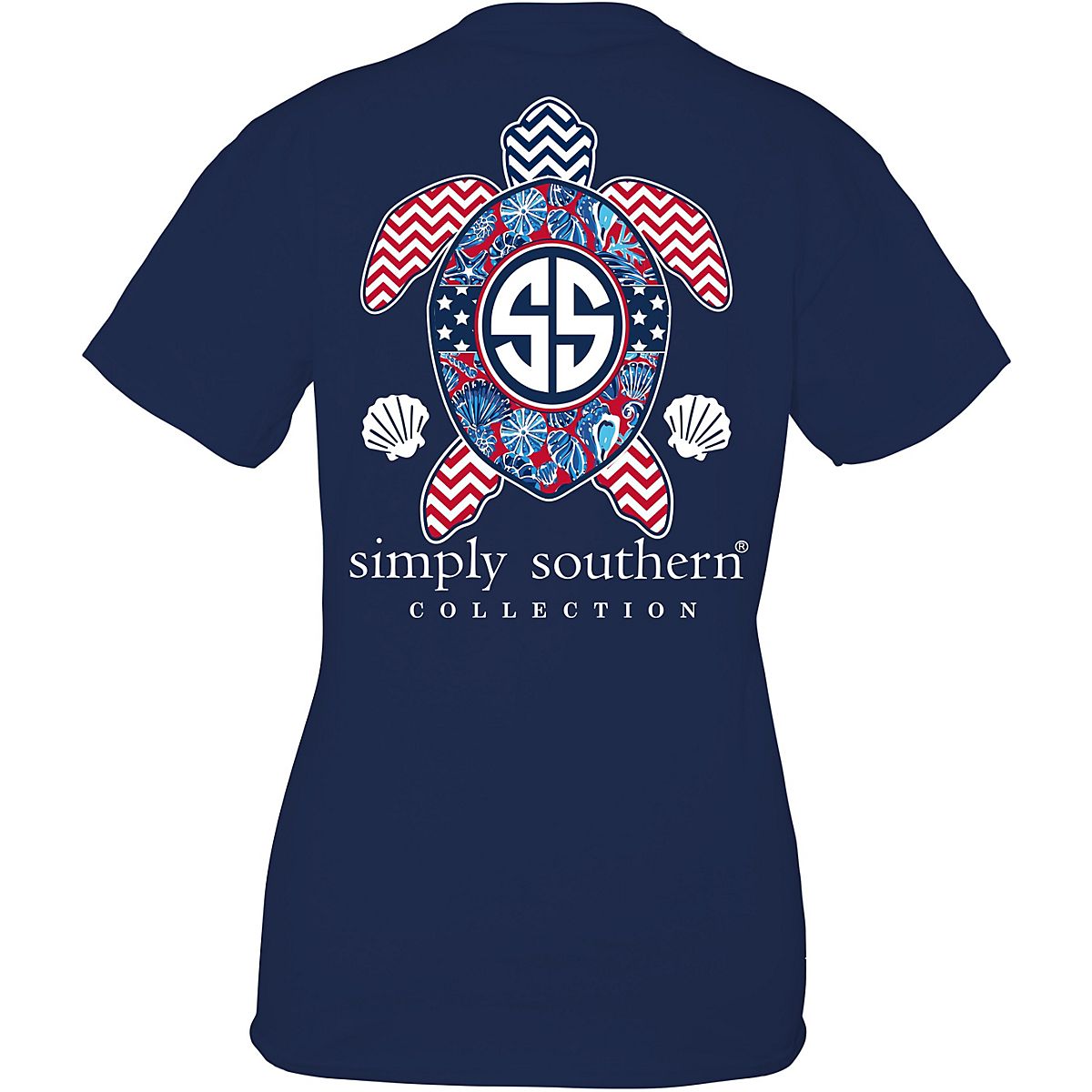 Simply Southern Women's Turtle Shell Graphic Tshirt Academy