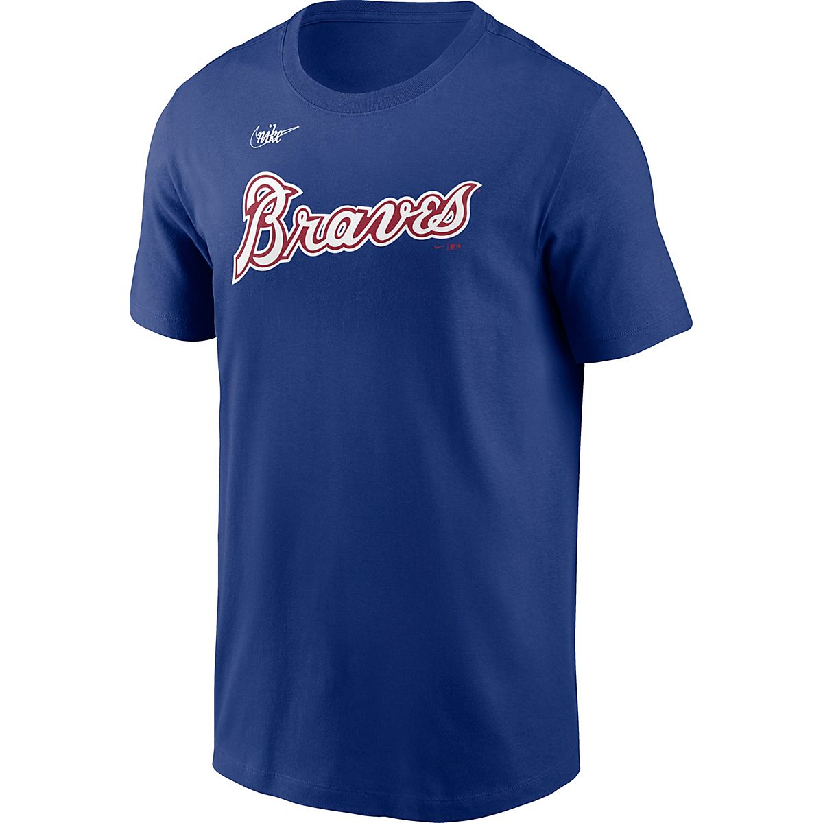 Nike Men's Atlanta Braves Cooperstown Wordmark T-shirt | Academy