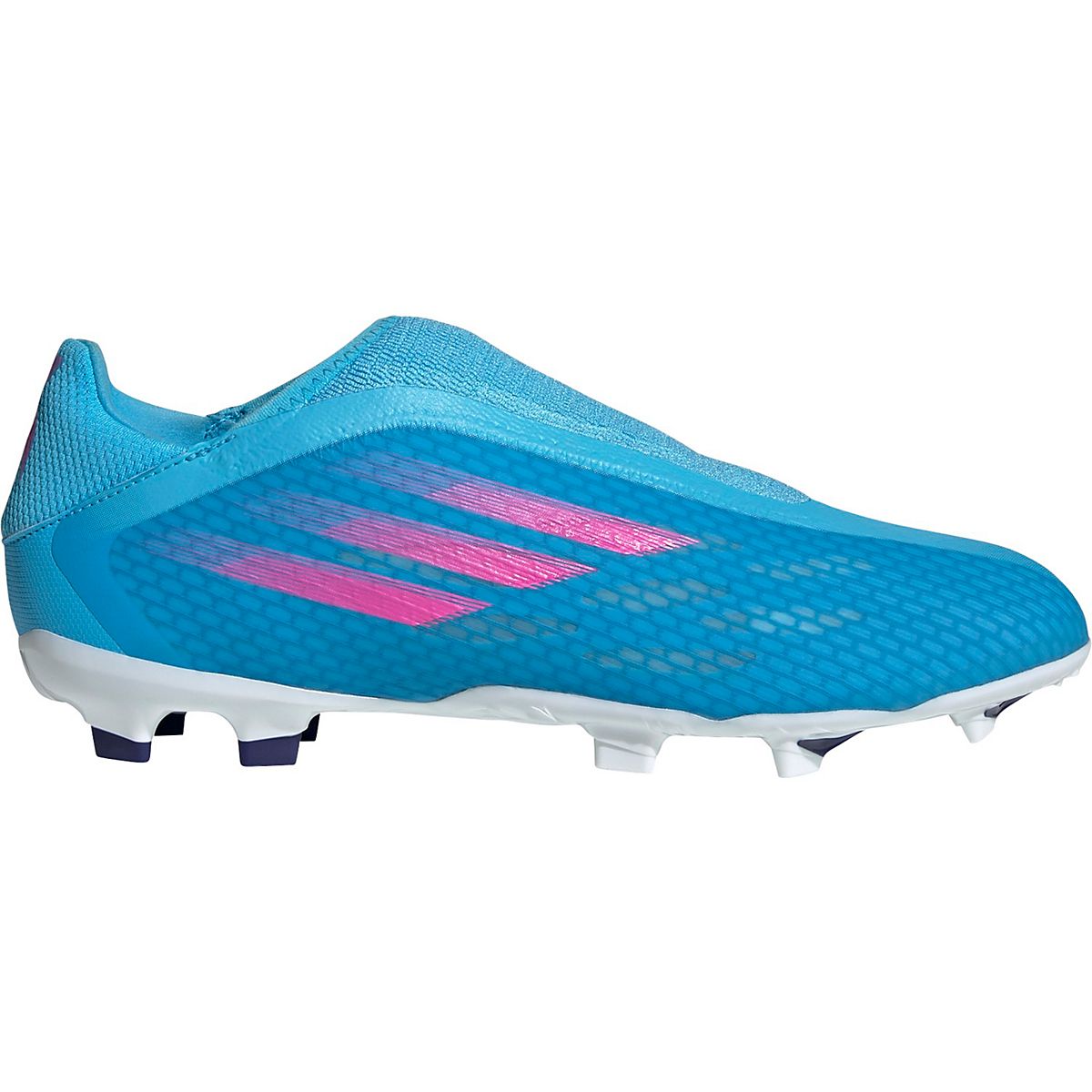 SPEEDflow 紐なし adidas Adults' X Speedflow .3 Laceless Firm Ground Soccer Cleats