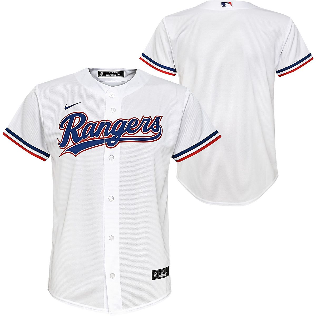 Nike Youth Texas Rangers Home Replica Jersey Academy