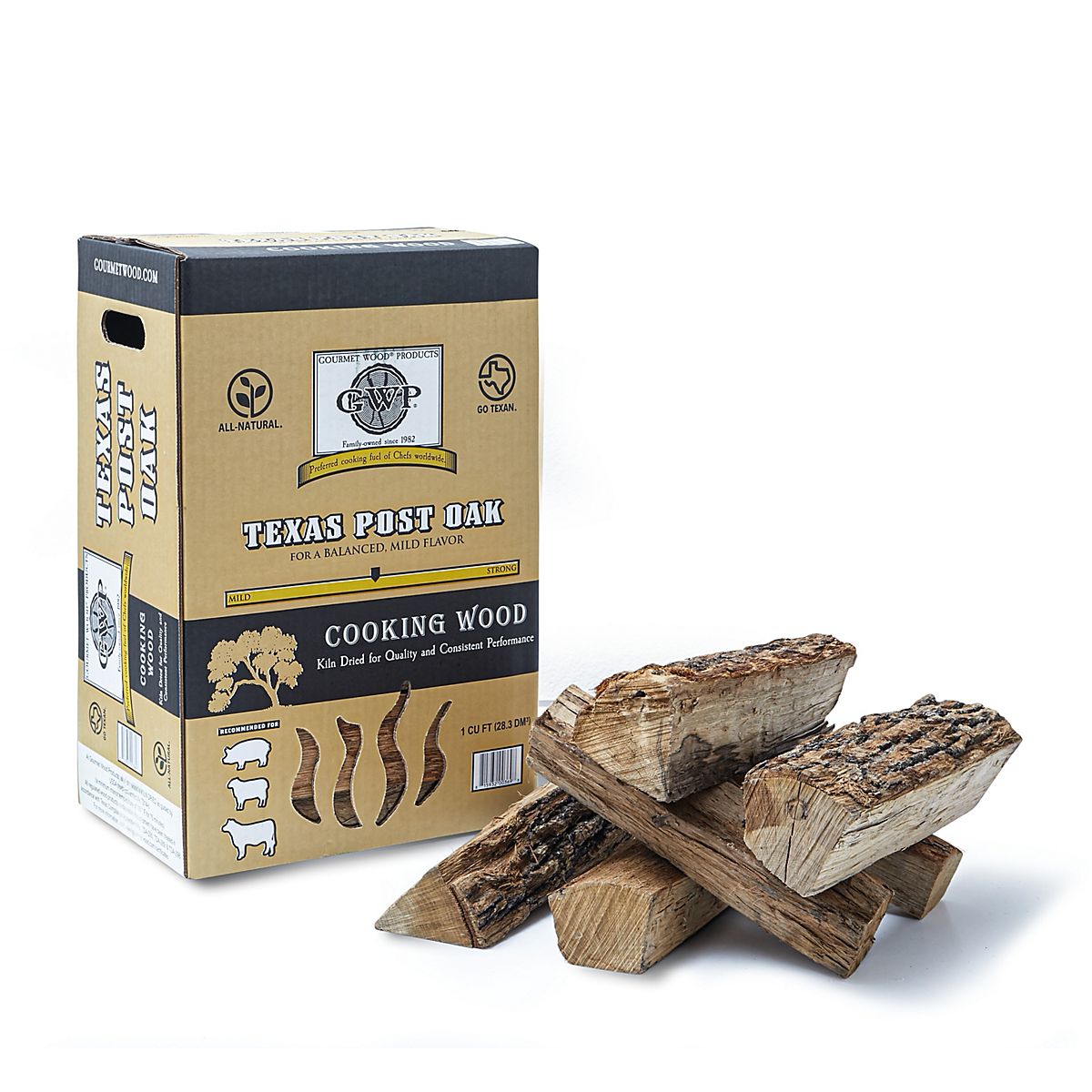 Gourmet Wood Texas Post Oak Cooking Wood Academy