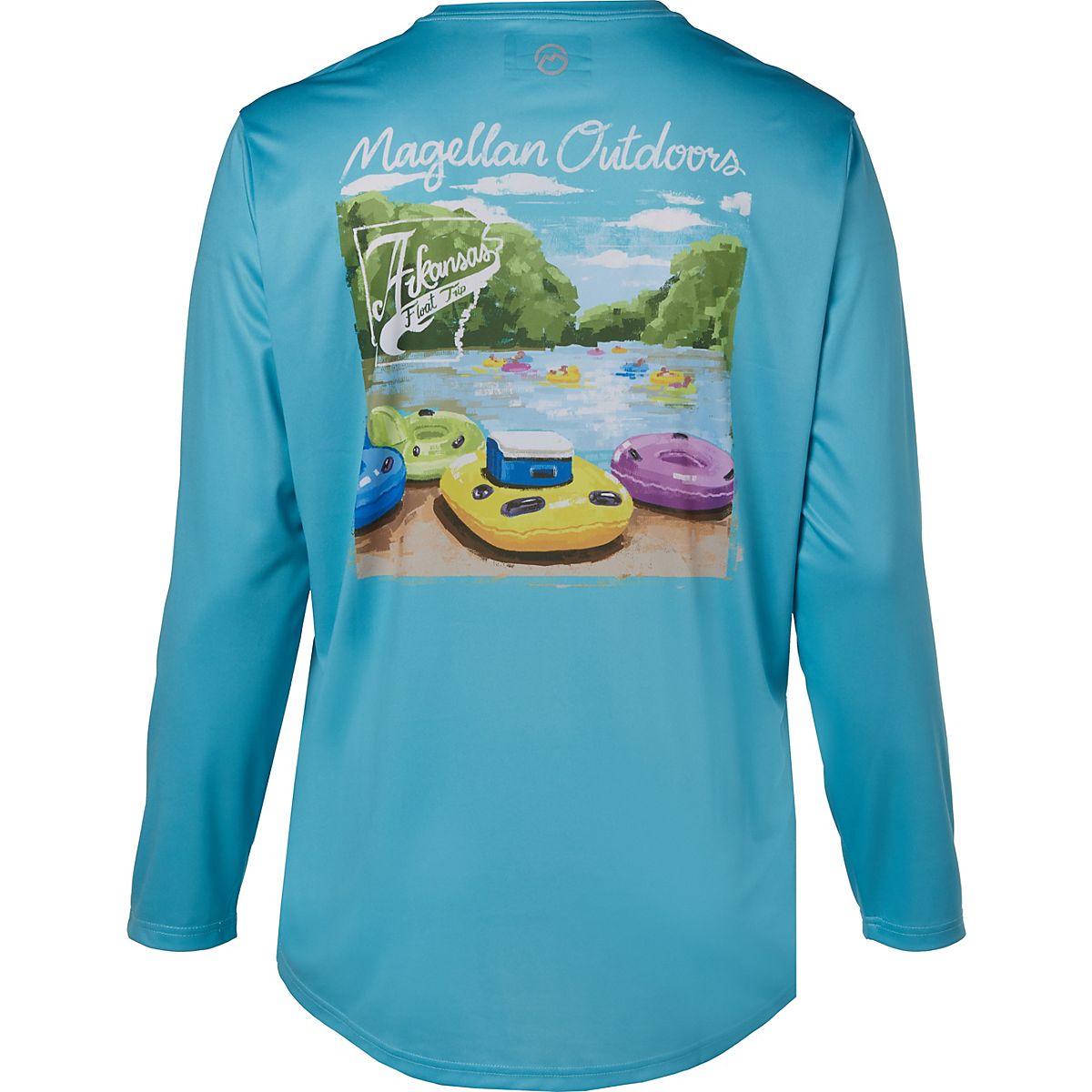 Magellan Outdoors Women's Plus Arkansas Graphic Long Sleeve T-shirt ...