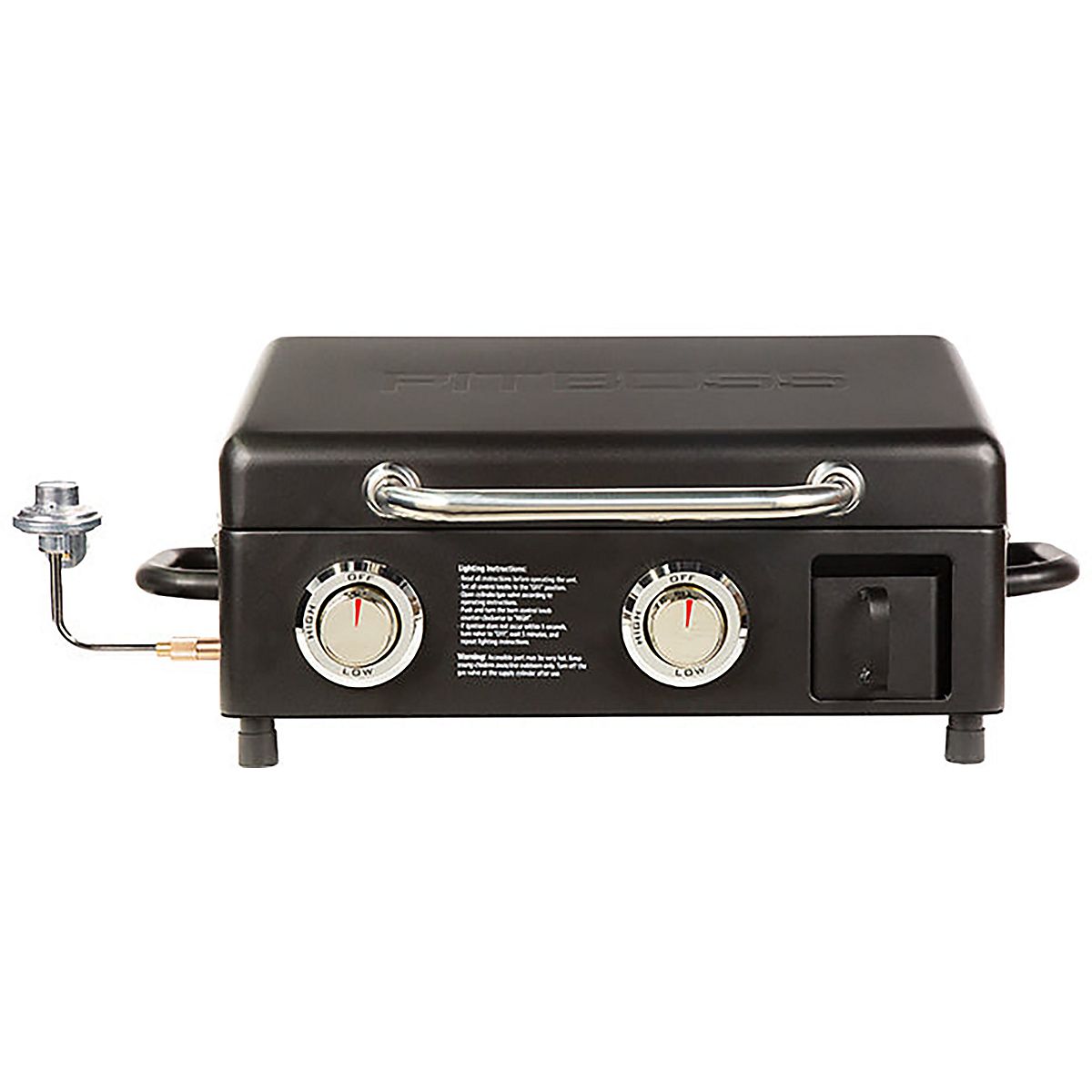 Pit Boss Sportsman Portable Tabletop 2 Burner Gas Griddle Academy