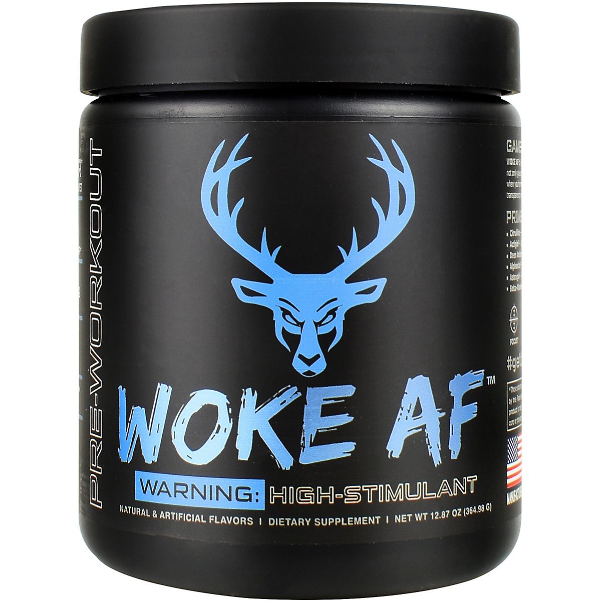 Bucked Up Woke AF PreWorkout Supplement Academy