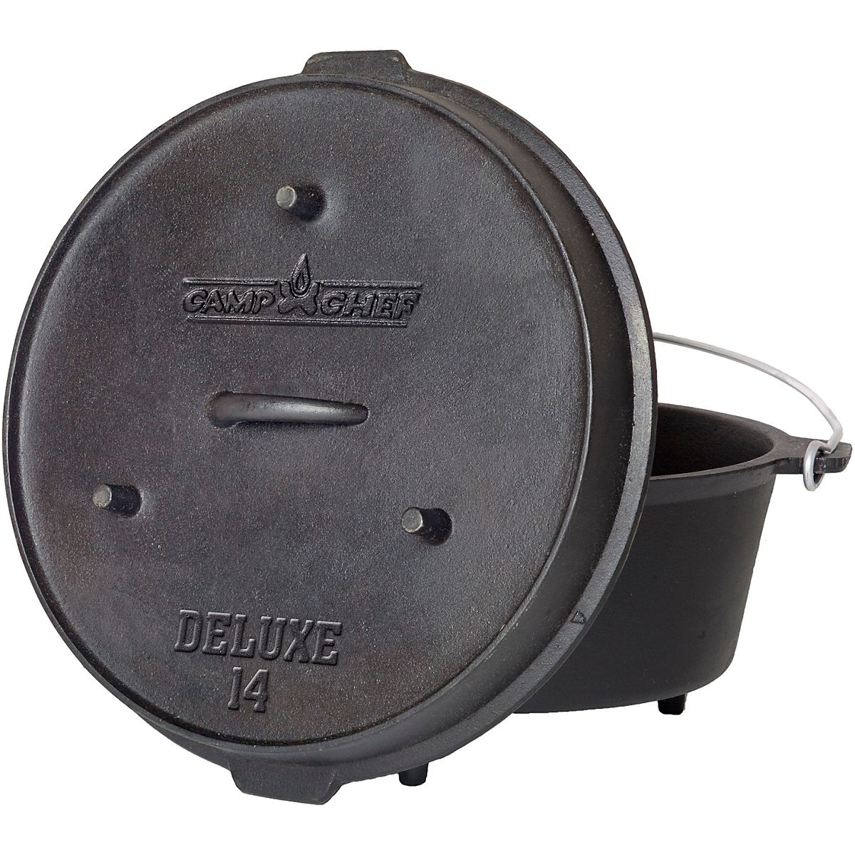 Camp Chef 14 in Cast Iron 12 qt Deluxe Dutch Oven Academy