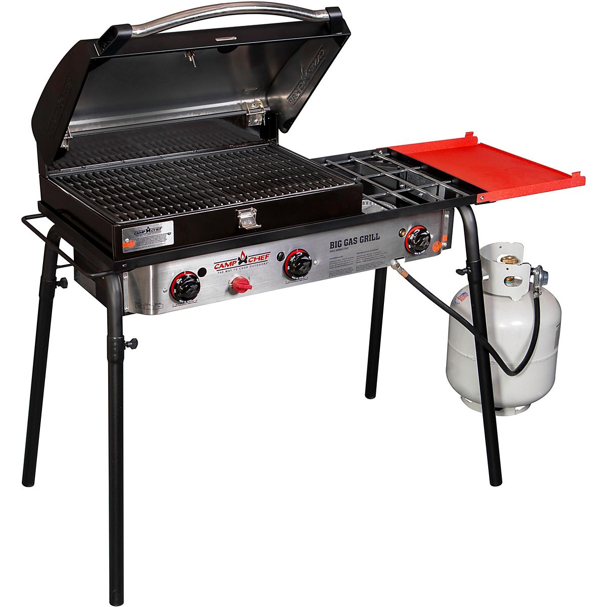 Camp Chef Big Gas Grill 3 Burner Cooking System with 16 in x 24 in