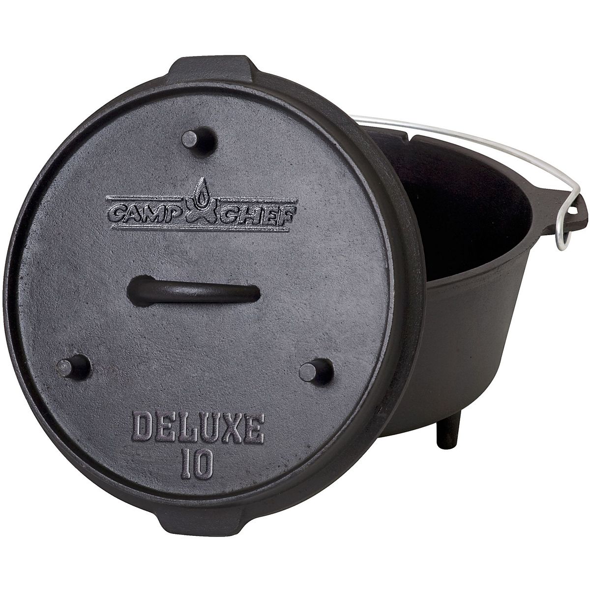 Camp Chef 10 in Cast Iron 6 qt Deluxe Dutch Oven Academy