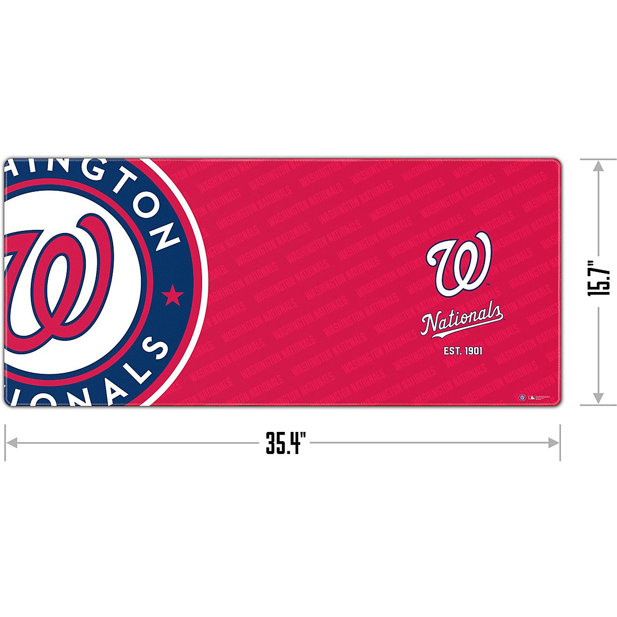 YouTheFan Washington Nationals Desk Pad Academy