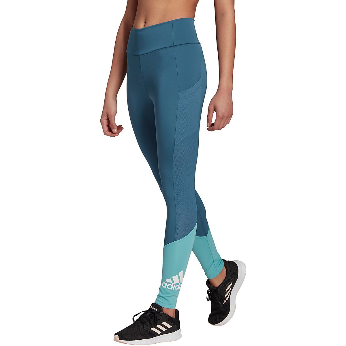 adidas, Pants & Jumpsuits, Adidas Designed 2 Move Big Logo Sports Leggings  Large