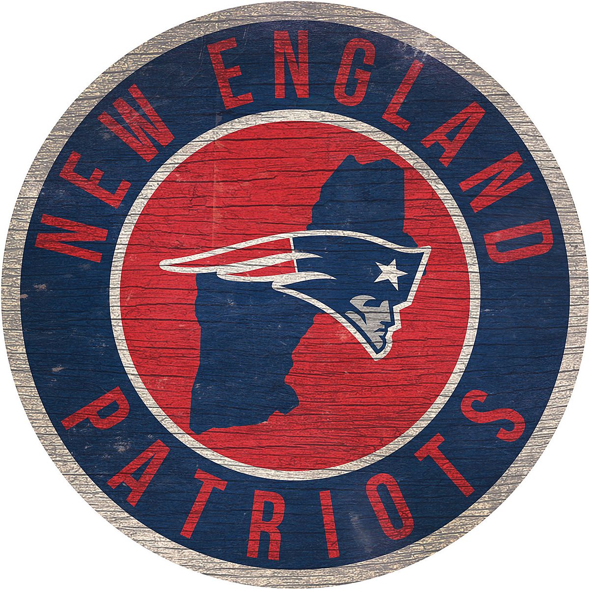Fan Creations New England Patriots Circle State Sign | Academy