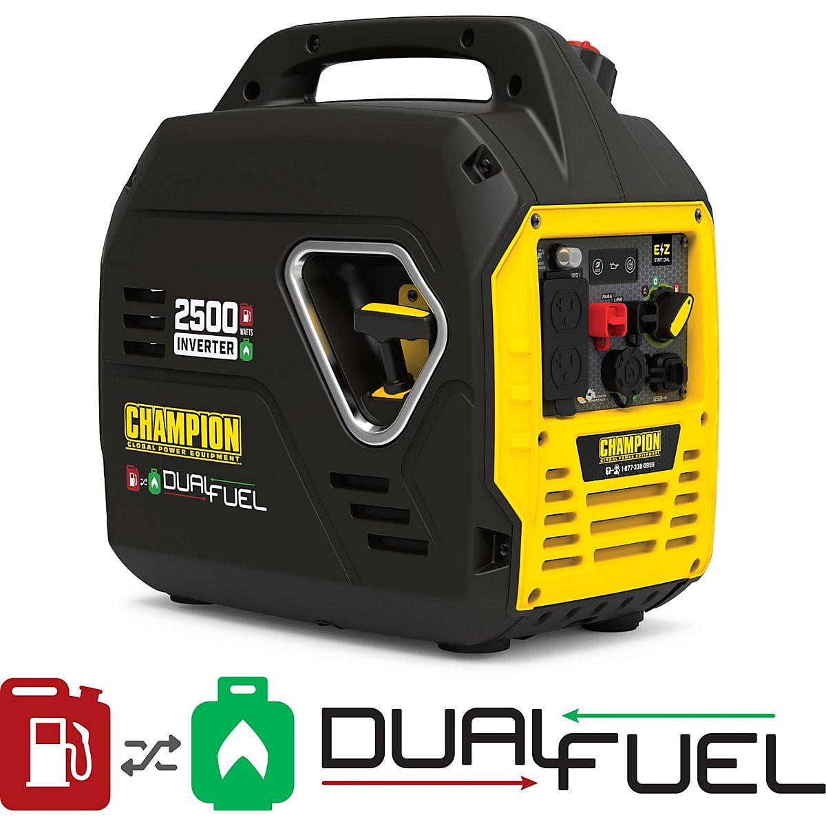 Champion 2,500Watt Ultralight Portable Dual Fuel Inverter Generator Academy
