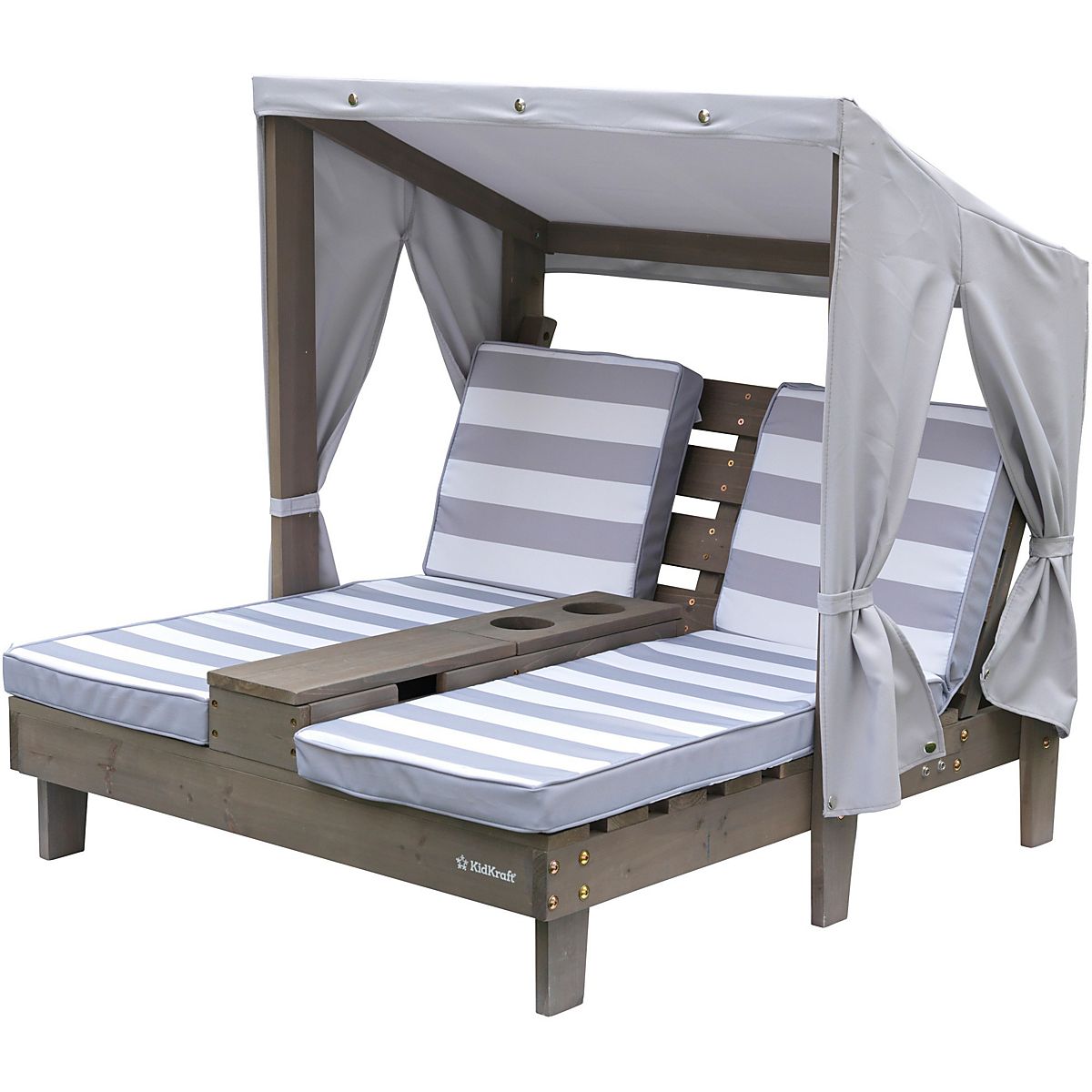 KidKraft Double Chaise Lounge with Cup Holders Academy