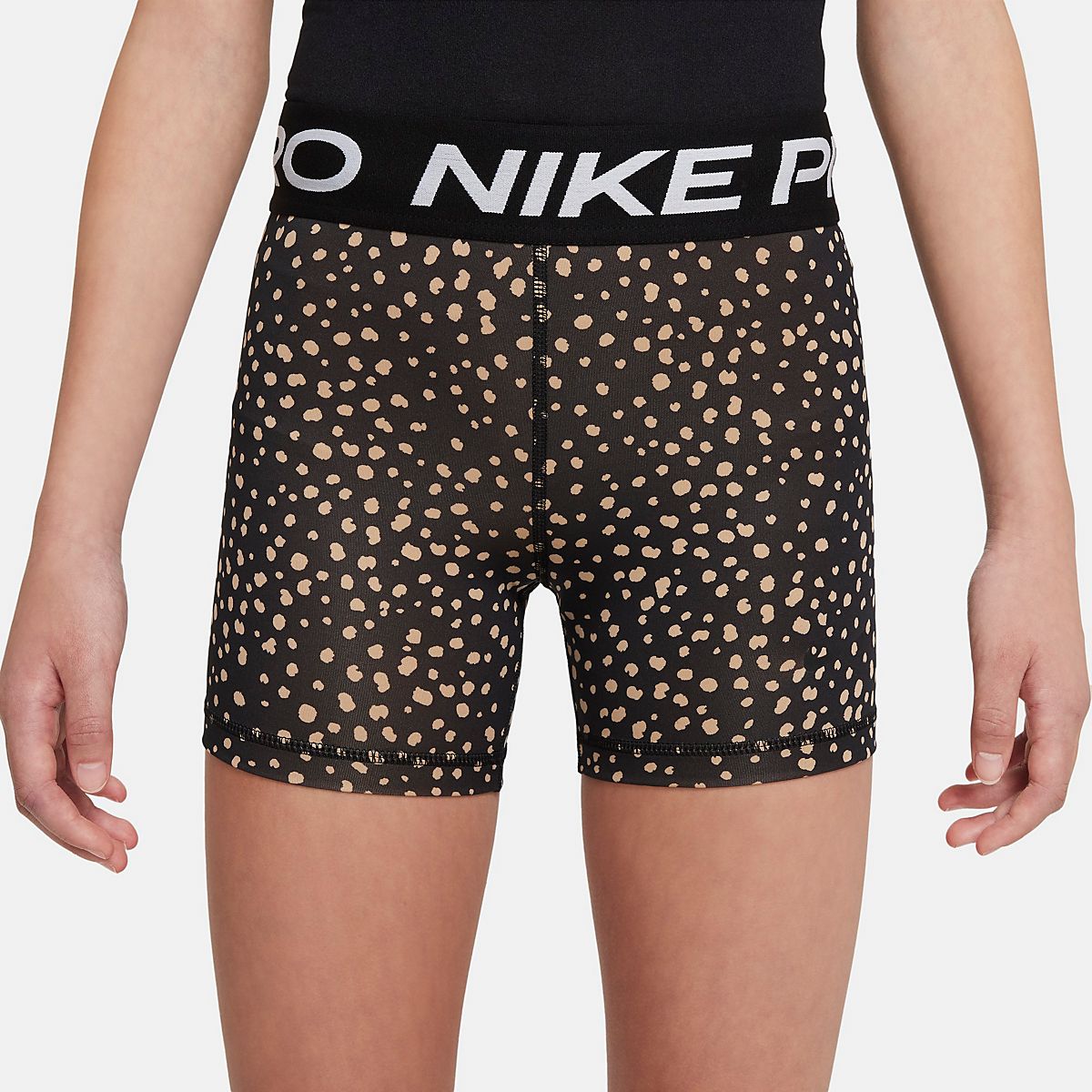 Nike Girls’ Pro Dri-FIT Animal Allover Print Shorts 3 in | Academy
