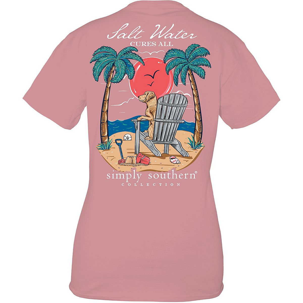 Simply Southern Women's Dog Beach T-shirt | Academy