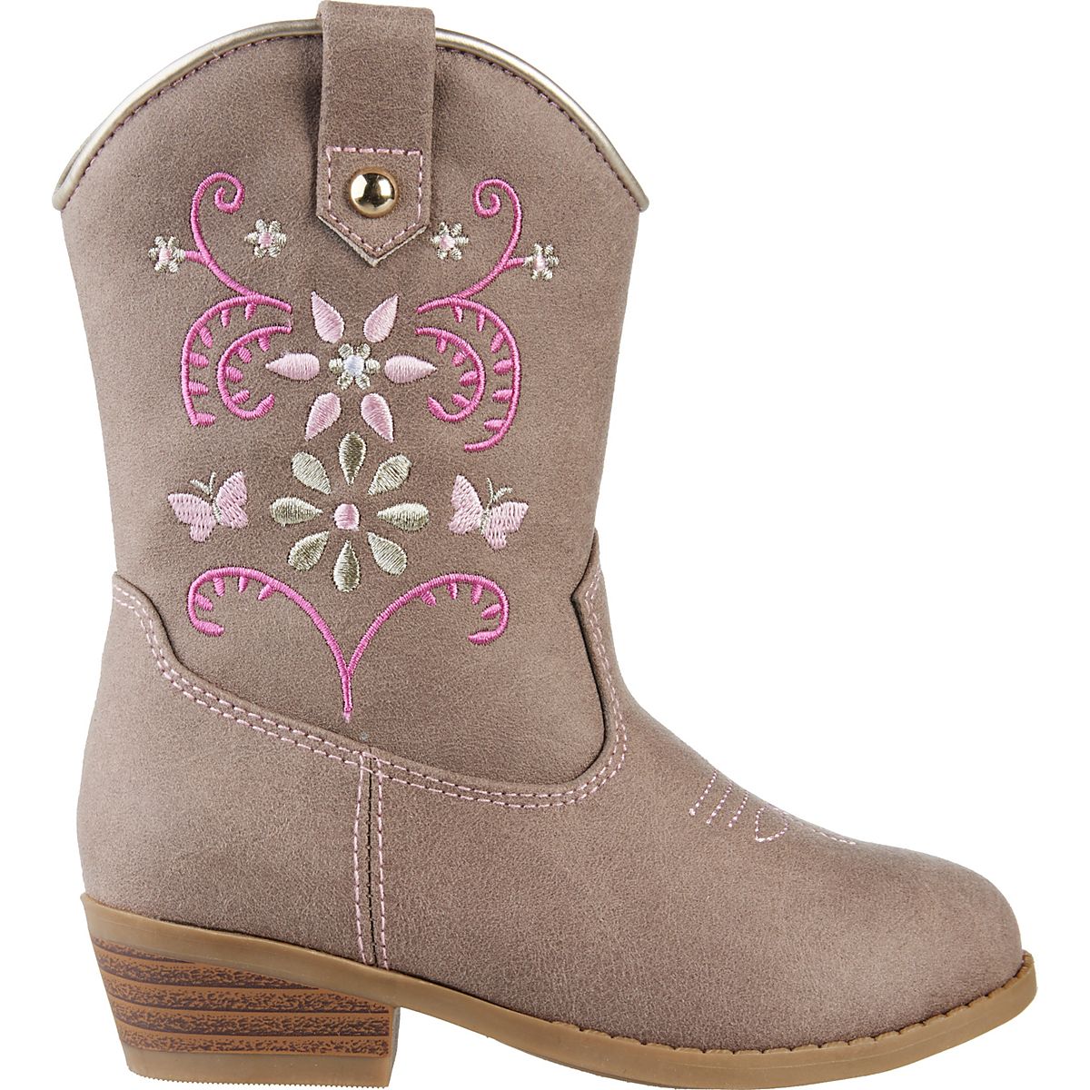 Magellan Outdoors Toddler Girls' Embroidered Western Boots Academy