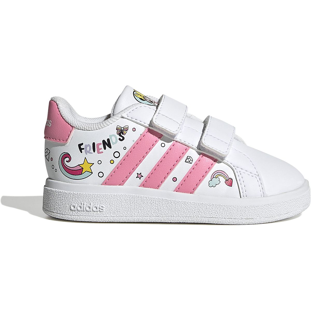 adidas Toddler Girls' Grand Court 2.0 Minnie Mouse Shoes Academy
