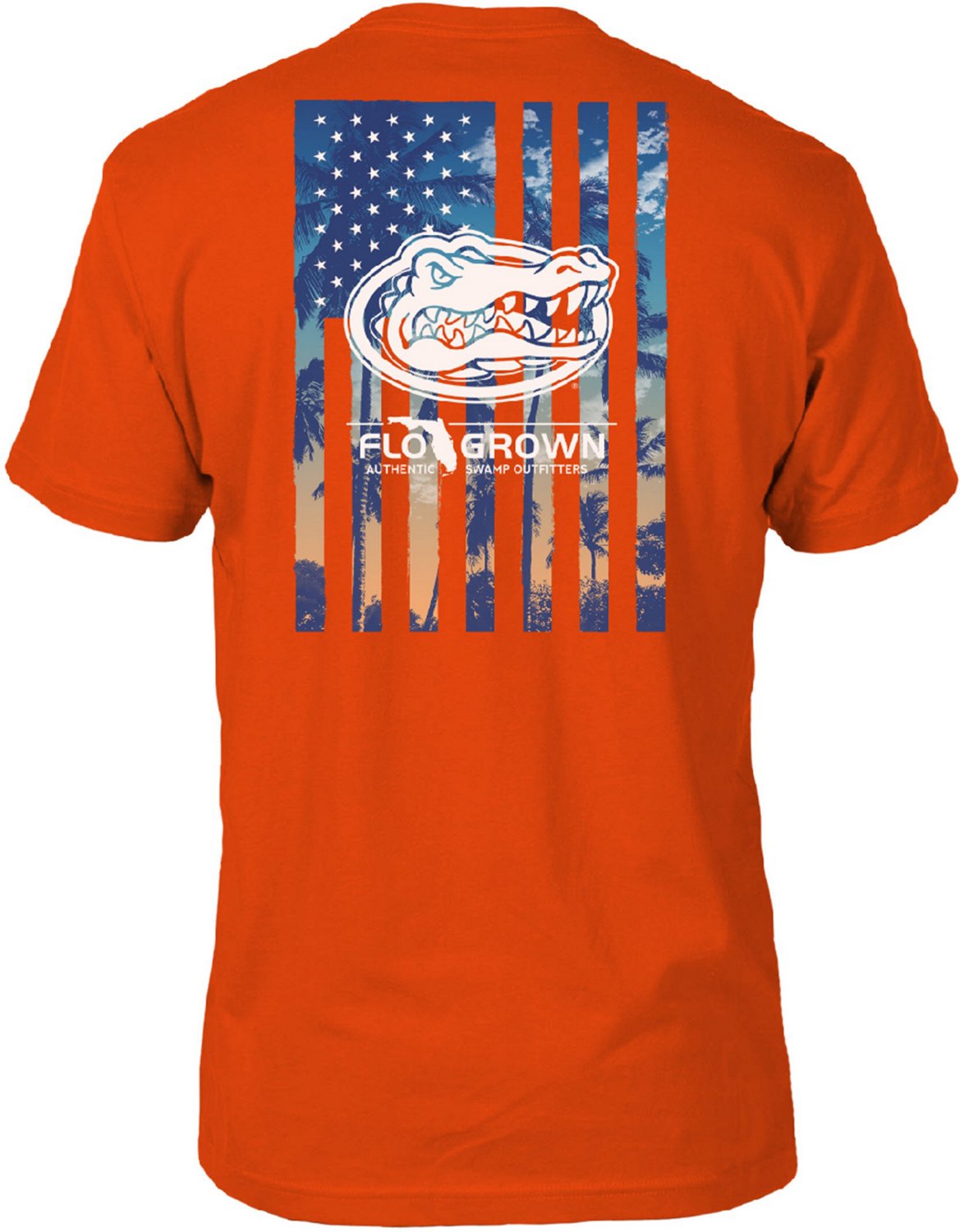 FLOGROWN Men s University Of Florida Blue Skies Flag T shirt Academy