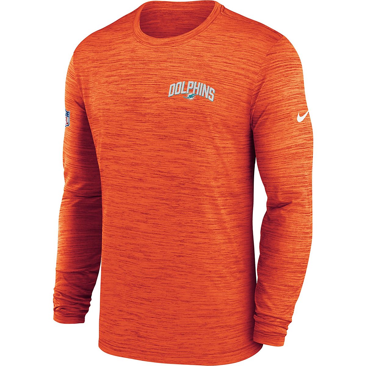 Men's Nike Aqua Miami Dolphins Sideline Velocity Legend Performance T-Shirt