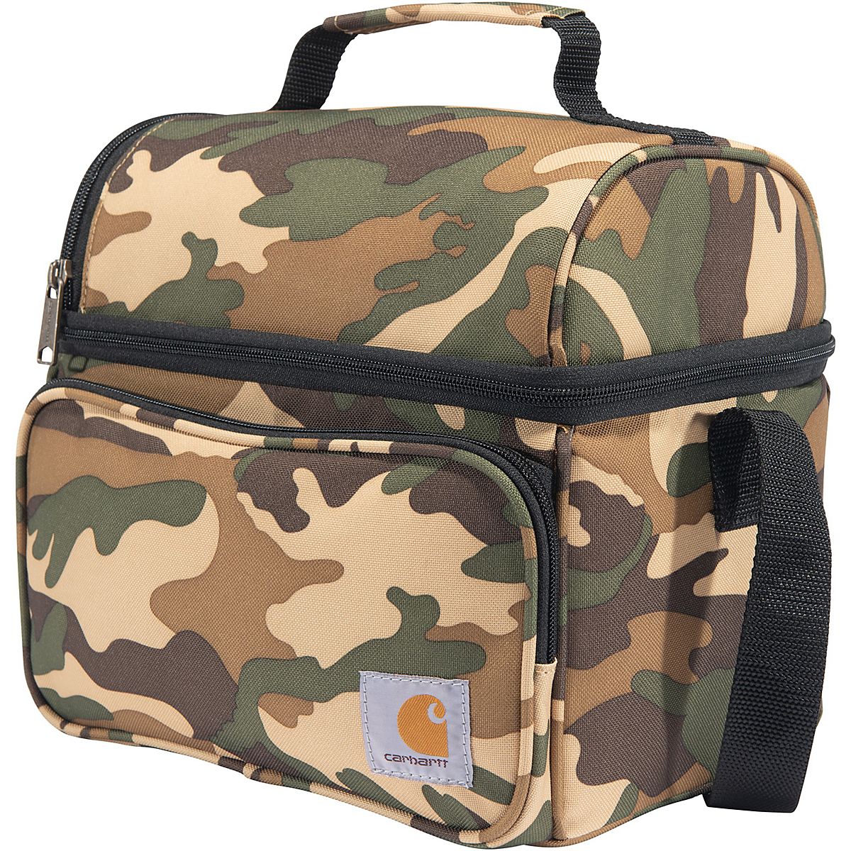 Carhartt Insulated 12 Can Camo 2 Compartment Lunch Cooler Academy