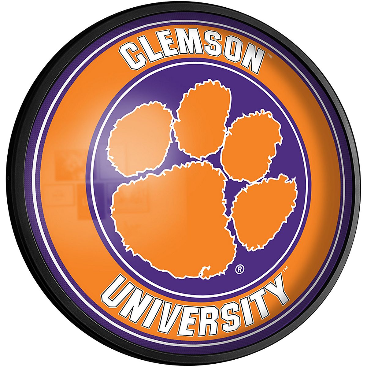The Fan-Brand Clemson University Round Slimline Lighted Sign | Academy