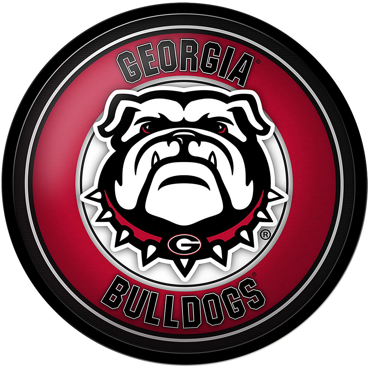 The Fan-brand University Of Georgia Uga Modern Disc Sign 